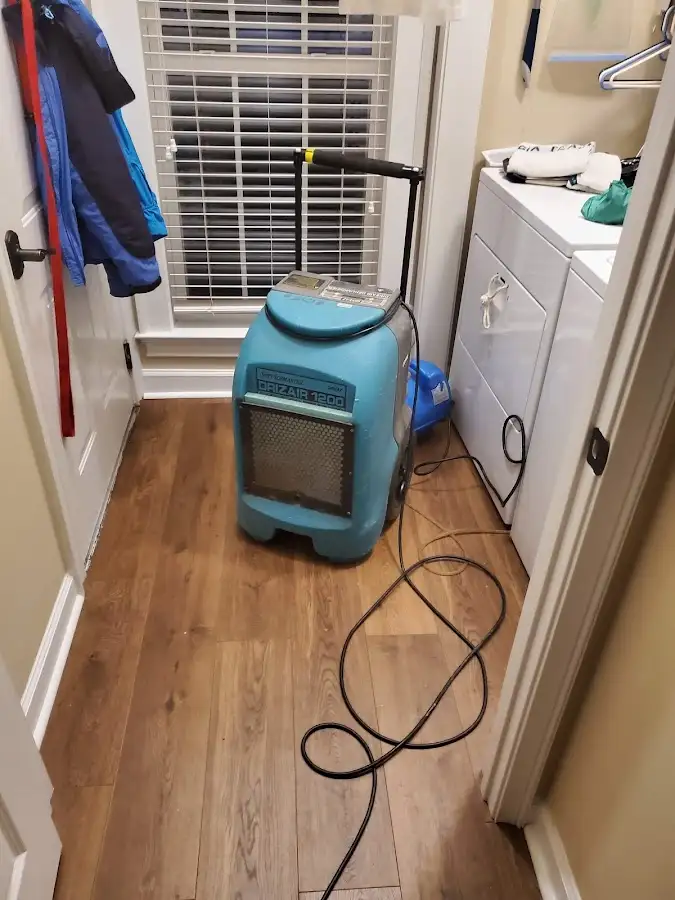 Commercial dehumidifier deployed for Flood Damage Cleanup in New Port Richey